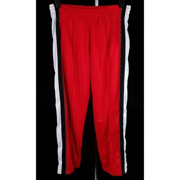 VTNMTS Vetements Tearaway Snap Jersey Track Pants Size M Mens Red - Picture 2 of 16